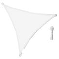 Triangle Sun Shade Sail Waterproof Polyester PU Coating